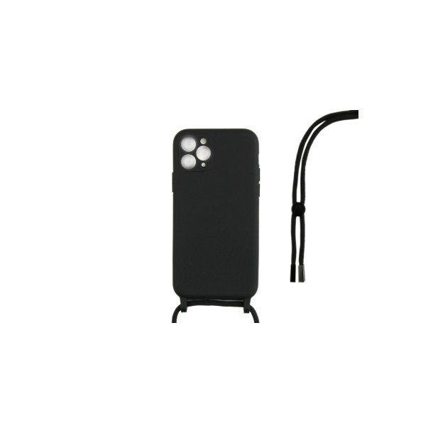 iPhone 11 Pro Max Cover TPU Sort Halsrem