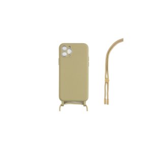 iPhone 11 Pro Max Cover TPU Guld Halsrem