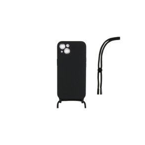iPhone 13 Mini Cover TPU Sort Halsrem