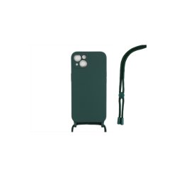 iPhone 13 Mini Cover TPU M�rk gr�n Halsrem