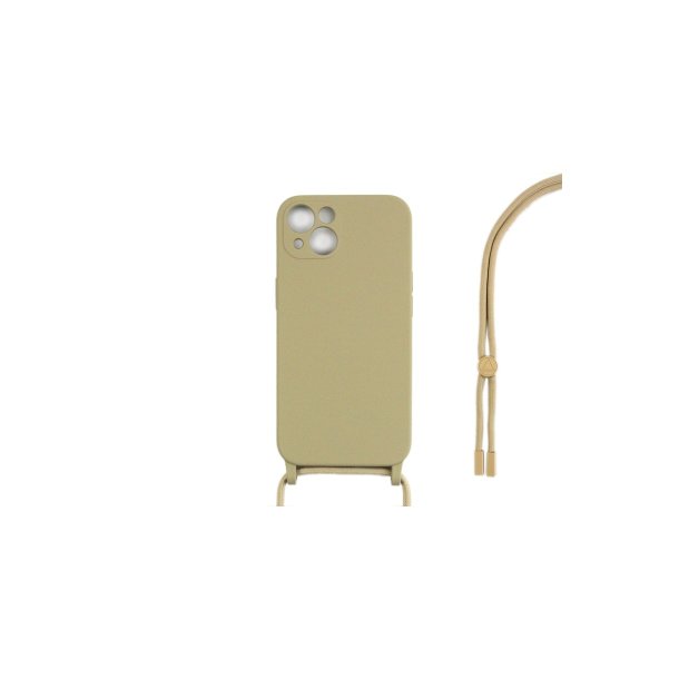 iPhone 13 Mini Cover TPU Guld Halsrem