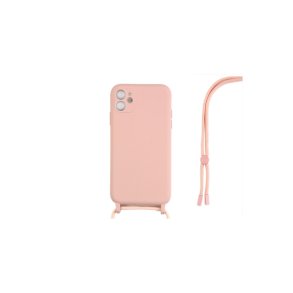 iPhone 12 Mini Cover TPU Pink Halsrem