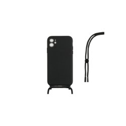 iPhone 12 Mini Cover TPU Sort Halsrem