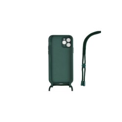 iPhone 11 Pro Cover TPU M�rk gr�n Halsrem