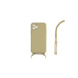 iPhone 11 Pro Cover TPU Guld Halsrem