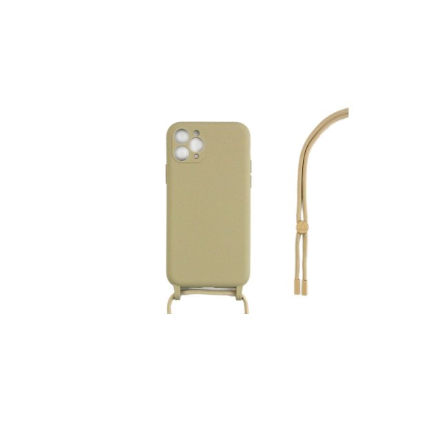 iPhone 11 Pro Cover TPU Guld Halsrem