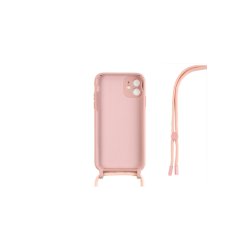 iPhone 12 Cover TPU Pink Halsrem