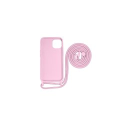 iPhone 12 Cover TPU Pink Halsrem