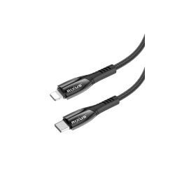 Rixus USB-C til Lightning kabel alloy Gr� RXUC30L