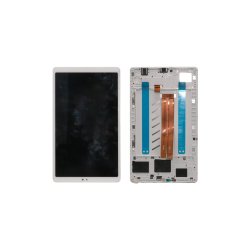 Samsung Tab A7 Lite T220/ T225 (2021) Sk�rm med ramme S�lv WiFi Display og Digitizer Refurbished