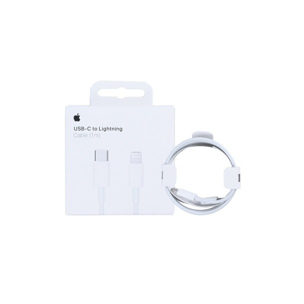 Apple USB-C til Lightning kabel 100cm Hvid Original Retail Box MUQ93ZM/ A