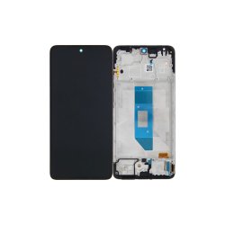 Xiaomi Redmi Note 14 4G Sk�rm med ramme Sort 4G Display og Digitizer