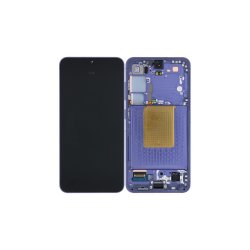 Samsung Galaxy S24 S921B Sk�rm med ramme Violet Display og Digitizer Pre-Assembled
