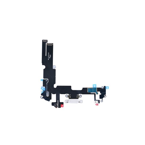 iPhone 14 Plus Ladestik Charging Flex Hvid Kompatibel