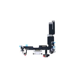 iPhone 14 Plus Ladestik Charging Flex Hvid Kompatibel