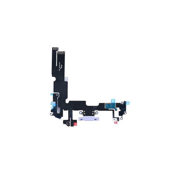 iPhone 14 Plus Ladestik Charging Flex Lilla Kompatibel