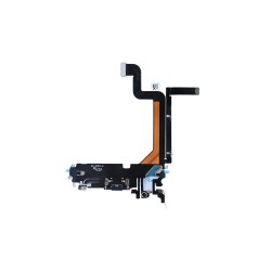 iPhone 14 Pro Max Ladestik Charging Flex Lilla Kompatibel
