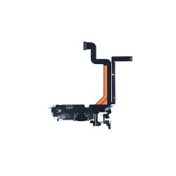 iPhone 14 Pro Max Ladestik Charging Flex Sort Kompatibel