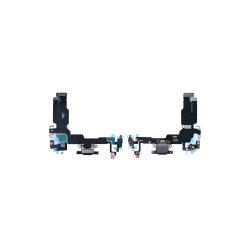 iPhone 14 Pro Max Ladestik Charging Flex Sort Kompatibel