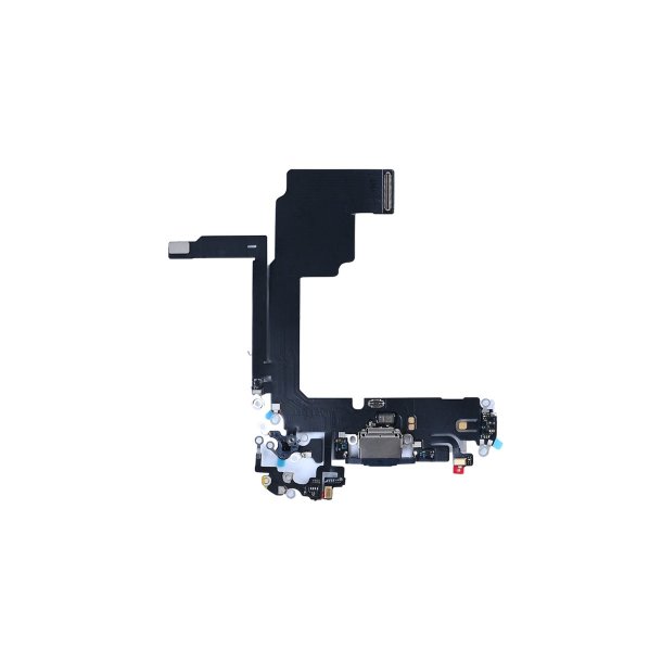 iPhone 15 Pro Ladestik Charging Flex Sort Kompatibel