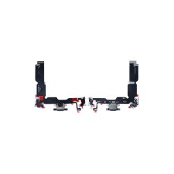 iPhone 15 Plus Ladestik Charging Flex Sort Kompatibel