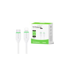 Rixus USB-C til Lightning kabel 30cm Hvid RXUC13L