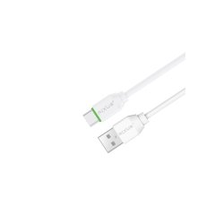 Rixus USB-A til USB-C kabel 30cm Hvid RXUC13AC