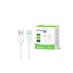 Rixus USB-A til USB-C kabel 30cm Hvid RXUC13AC