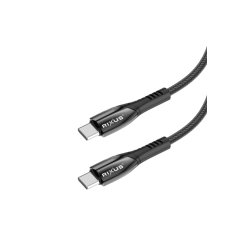 Rixus USB-C til USB-C kabel braided 30cm Sort RXUC37C