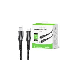 Rixus USB-C til Lightning kabel 30cm Sort RXUC37L