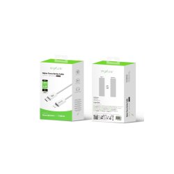 Rixus USB-C til Lightning kabel braided 1.8m Hvid RXUC08L