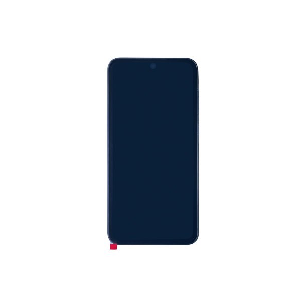 Samsung Galaxy A35 A356B Sk�rm OLED med ramme Navy Display og Digitizer Soft-OLED