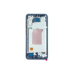 Samsung Galaxy A35 A356B Sk�rm OLED med ramme Navy Display og Digitizer Soft-OLED