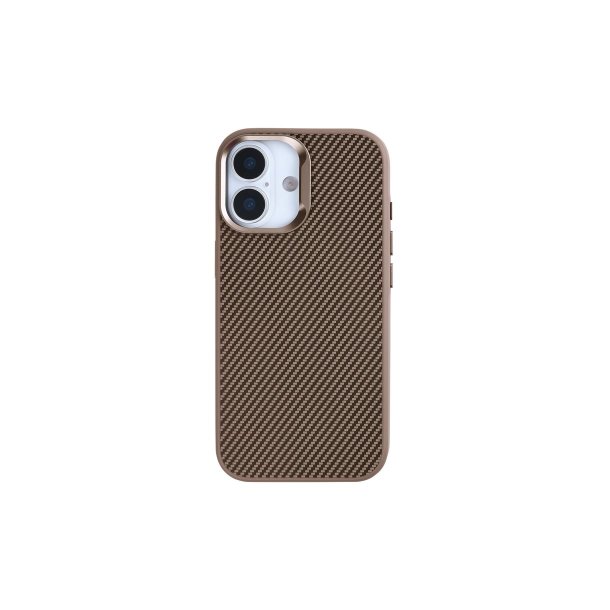iPhone 17 Mag Carbon MagSafe-cover Brun