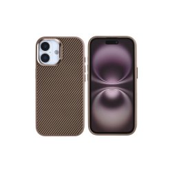 iPhone 17 Mag Carbon MagSafe-cover Brun