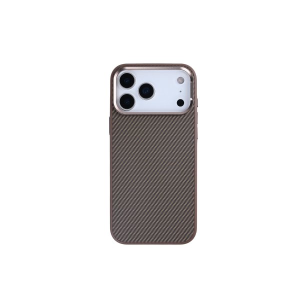 iPhone 17 Pro Mag Carbon MagSafe-cover Brun