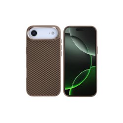 iPhone 17 Air Mag Carbon MagSafe-cover Brun