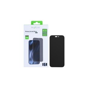 Rixus Sk�rmbeskyttelse til iPhone 17 Pro Max H�rdet Glas Privacy Full Cover Curved Edge