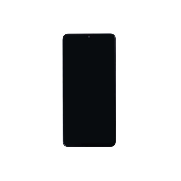 Samsung Galaxy A41 A415F Sk�rm med ramme Sort Display og Digitizer Refurbished