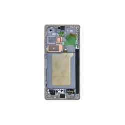 Sk�rm til Samsung Galaxy S25 Ultra S938B OLED med Ramme Service Pack Sort