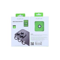 iPhone 17 Air Kamerabeskyttelse glas Metal Shield Sort