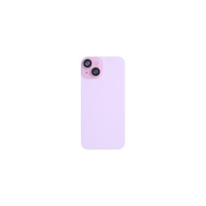 Bagglas til iPhone 15 med NFC Forst�rret Kameraramme Pink Pulled