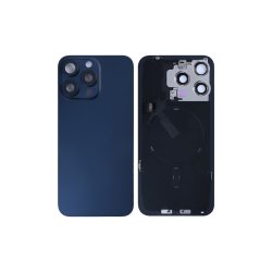 iPhone 15 Pro Max bagcover Blue med NFC Pulled