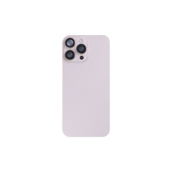 Bagglas til iPhone 16 Pro med NFC Forst�rret Kameraramme Natural Titanium Pulled