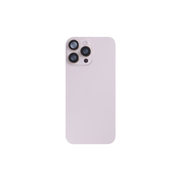 Bagglas til iPhone 16 Pro med NFC Forst�rret Kameraramme Natural Titanium Pulled