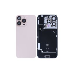 Bagglas til iPhone 16 Pro med NFC Forst�rret Kameraramme Natural Titanium Pulled
