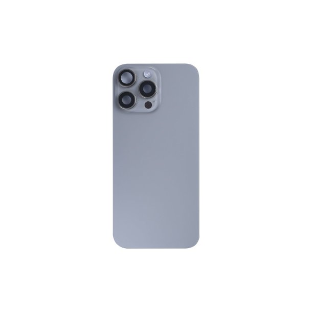 Bagglas til iPhone 16 Pro Max med NFC Forst�rret Kameraramme Natural Titanium Pulled