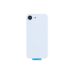 Bagglas til iPhone 16e uden NFC Forst�rret Kameraramme Hvid Kompatibel