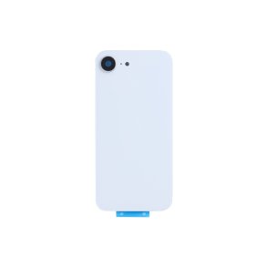 Bagglas til iPhone 16e uden NFC Forst�rret Kameraramme Hvid Kompatibel