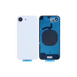 Bagglas til iPhone 16e uden NFC Forst�rret Kameraramme Hvid Kompatibel